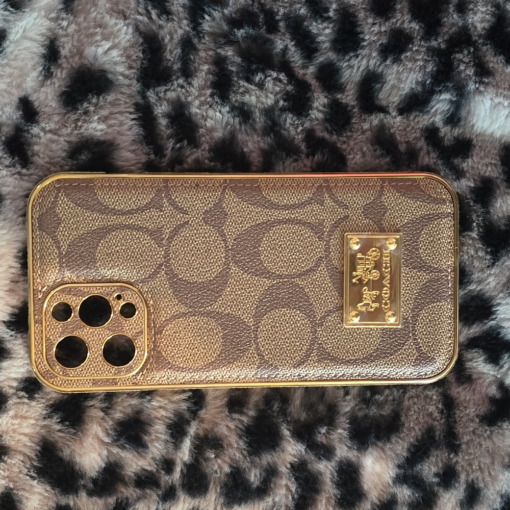 Coach phone cover